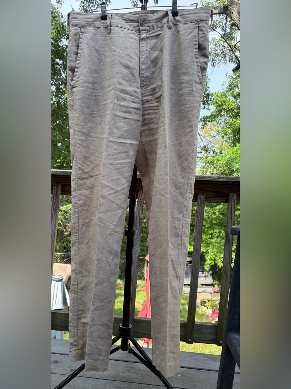 Joseph Abboud Linen Pants - Modern Tapered Fit, 36x32